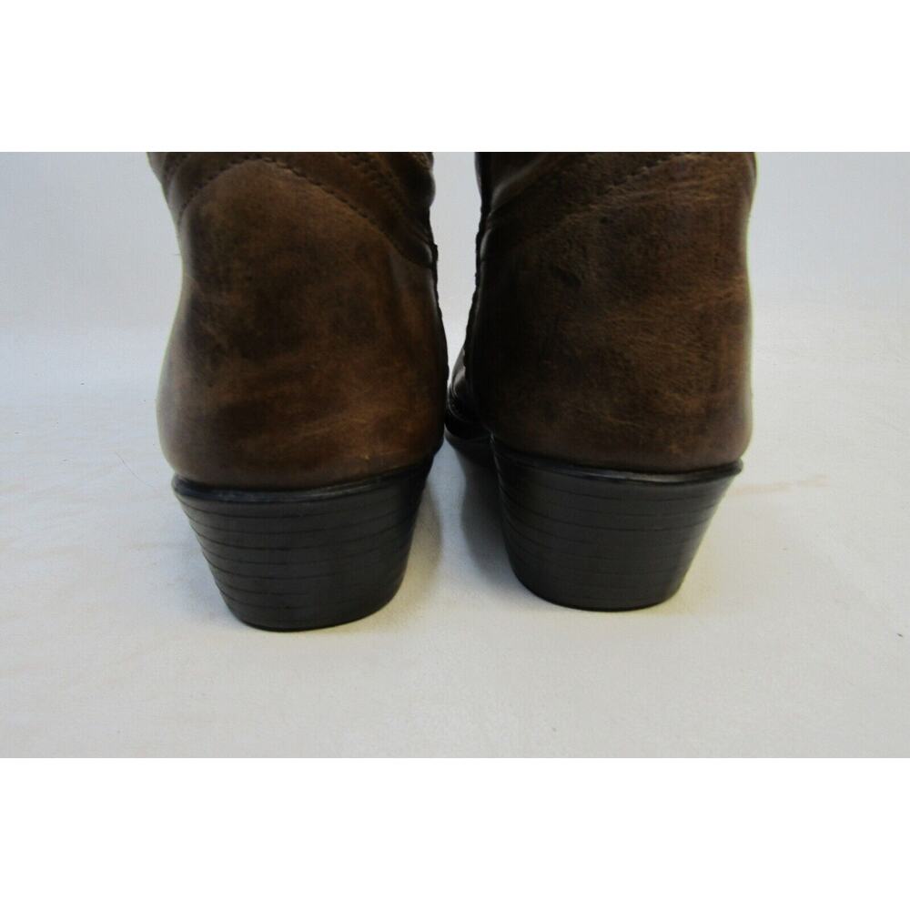 Smoky Mountain Youth Size 5 D Brown Leather Western Cowboy Boots - Picture 8 of 11